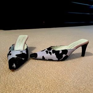 Cow print Italian heels from Italy